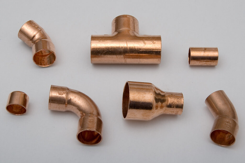 Copper grooved fittings